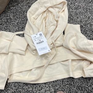 Zara cropped hooded long sleeve